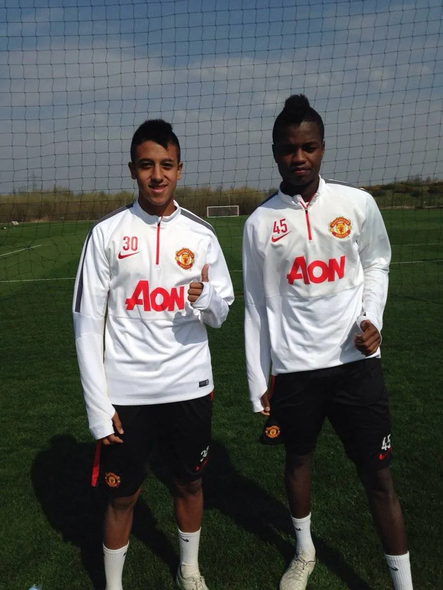 Robert Ergas en su paso por el Manchester United