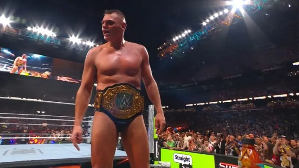 Gunther celebra su campeonato tras vencer a Damian Priest