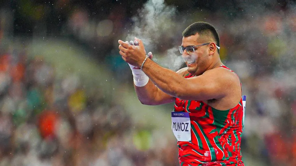 Uziel Muñoz quedó en octavo puesto en la Final de lanzamiento de bala