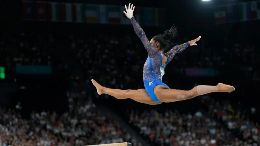 AP La gimnasta estadounidense en París 2024