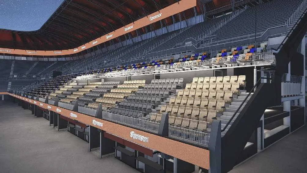 Ahora las gradas contarán con butacas.