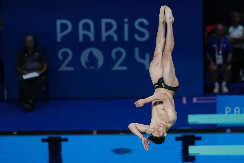 Osmar Olvera en acción en París 2024