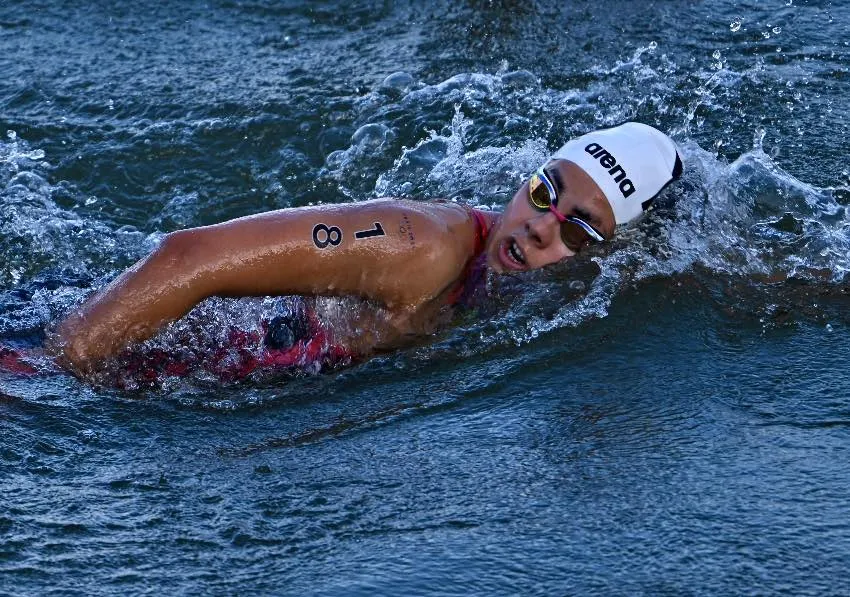Martha Sandoval en París 2024 en Natación en Aguas Abiertas