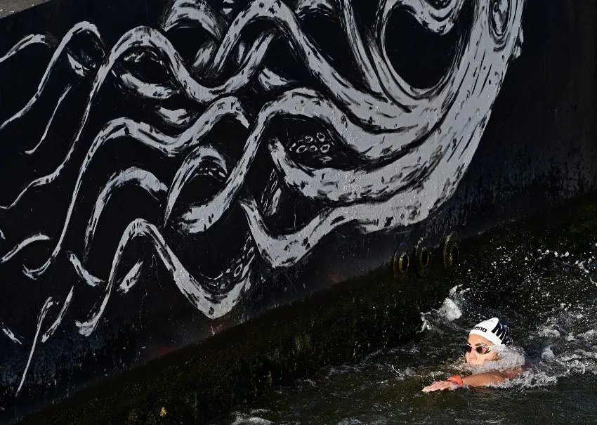 Martha Sandoval en París 2024 en Natación en Aguas Abiertas