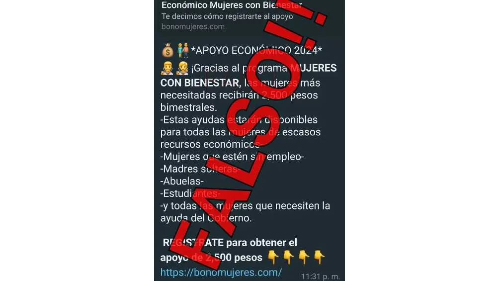 Las autoridades alertan que se trata de un fraude.