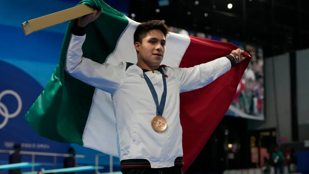 Osmar Olvera, ganador de dos medallas en París 2024
