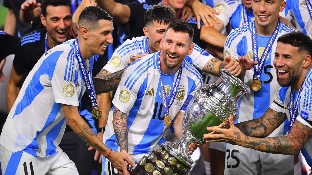 Leo Messi con Atgentina