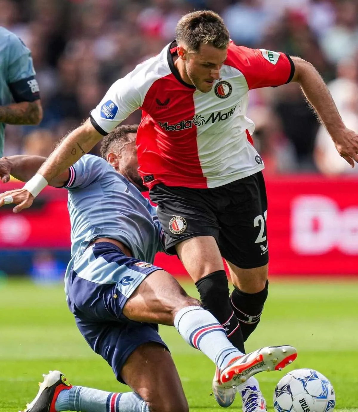 Momentos de Giménez en el partido
