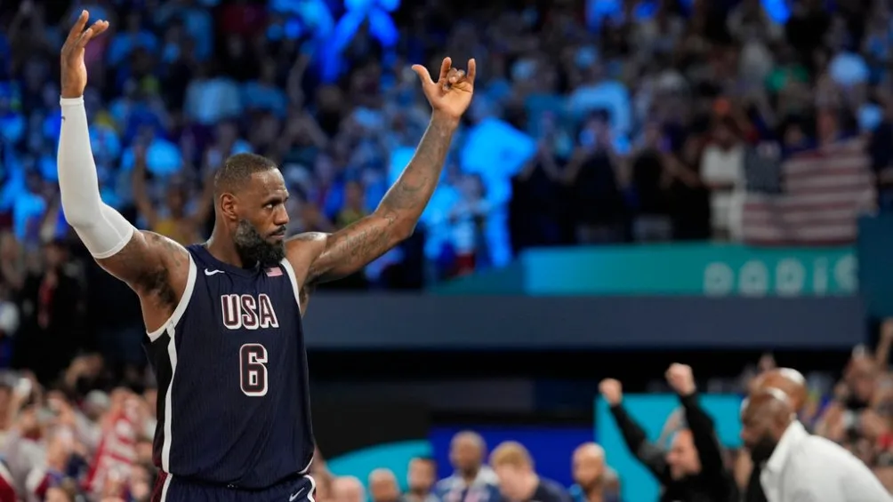 AP LeBron James celebra triunfo