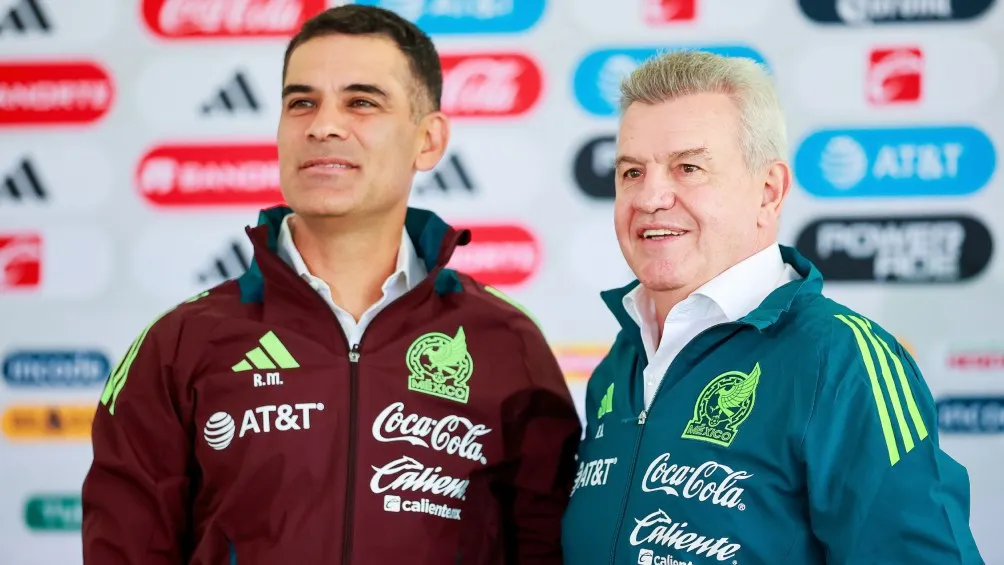 Rafael Márquez y Javier Aguirre