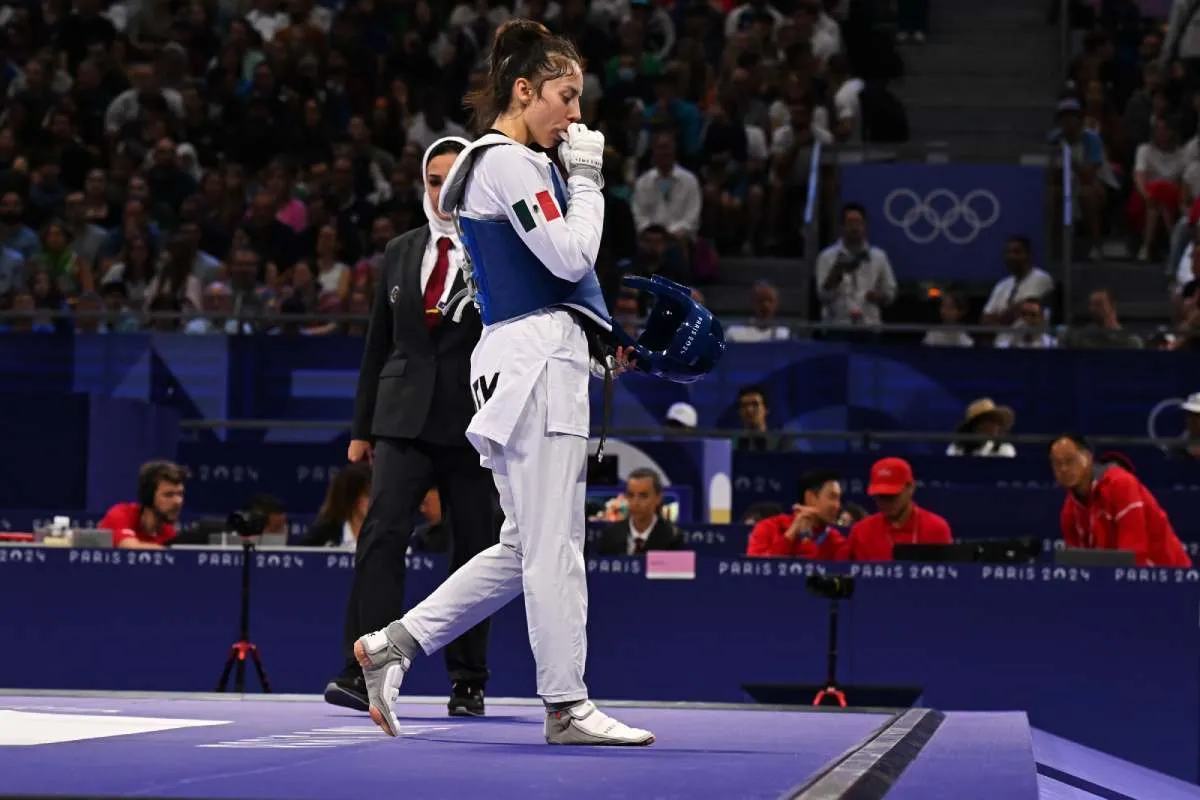 Souza quedó eliminada por una distacción