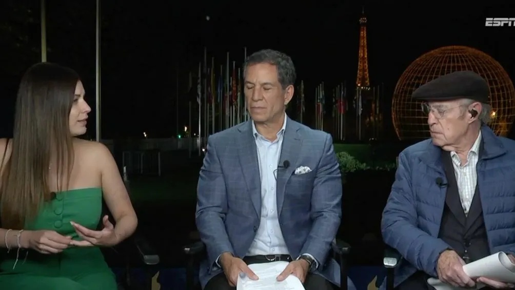 Joserra durante un programa en vivo