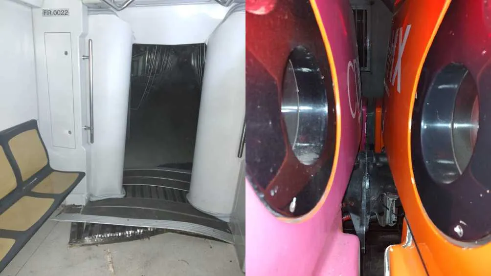 El Metro de la CDMX no especificó el motivo del choque.