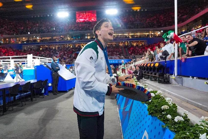 Marco Verde tras ganar Plata en París 2024