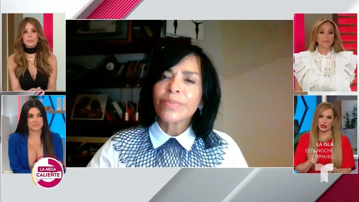 Anabel Hernández fue invitada al programa de 'La Mesa Caliente'.
