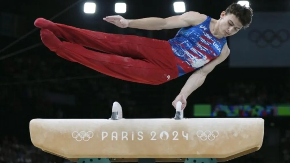 AP El atleta olímpico en compatencia