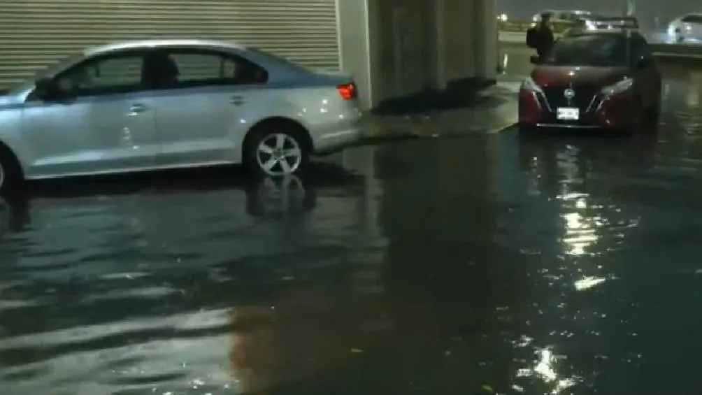 La tarde de este miércoles se vieron afectadas varias partes de la capital por las fuertes lluvias. Foto Captura de pantalla