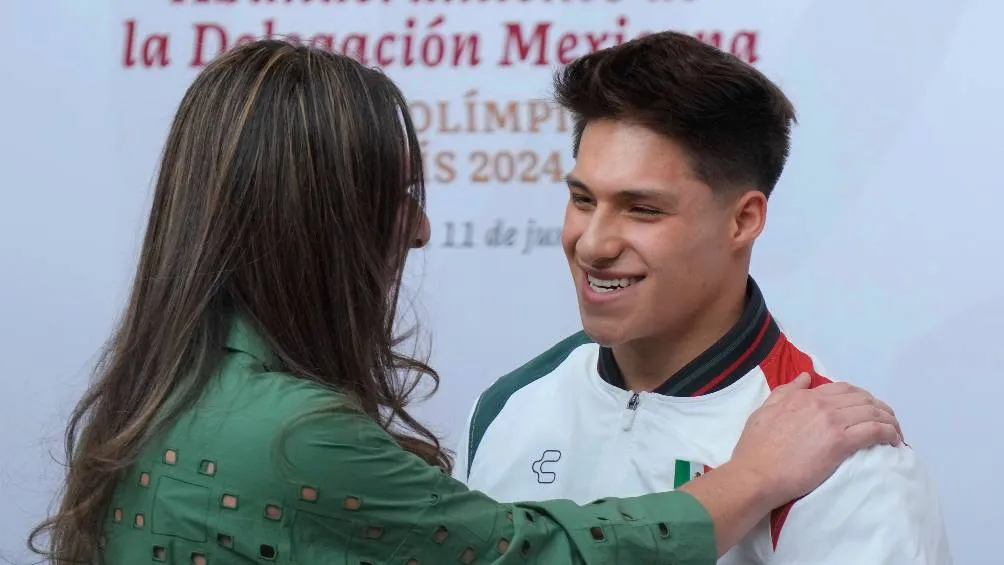Mexsport Guevara y el doble medallista en París, Osmar Olvera