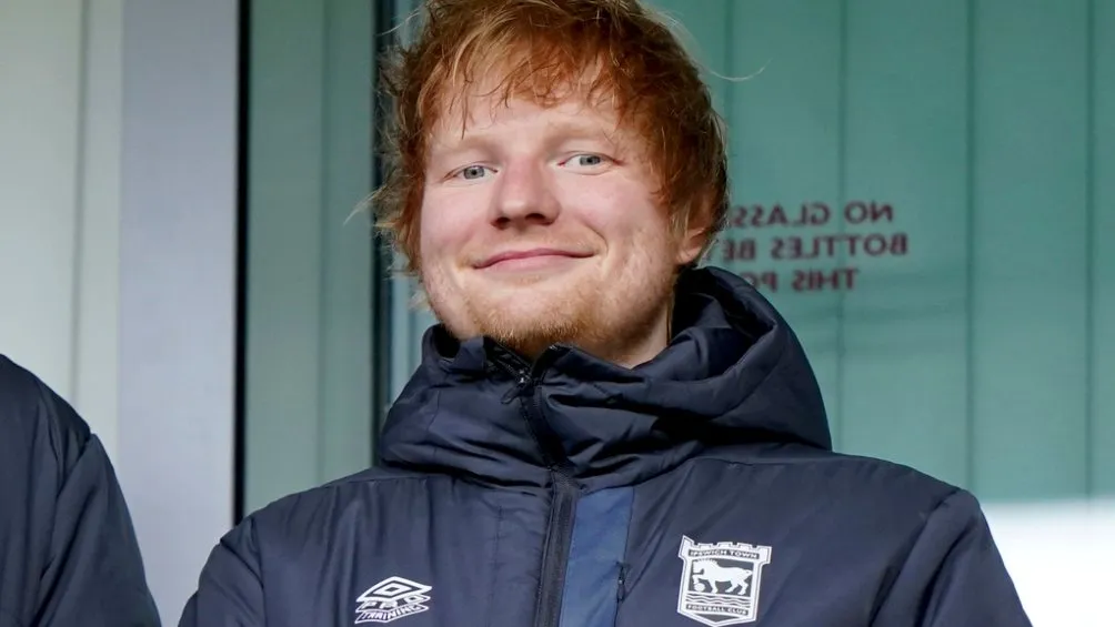 AP Ed Sheeran es nuevo accionista de Ipswich Town