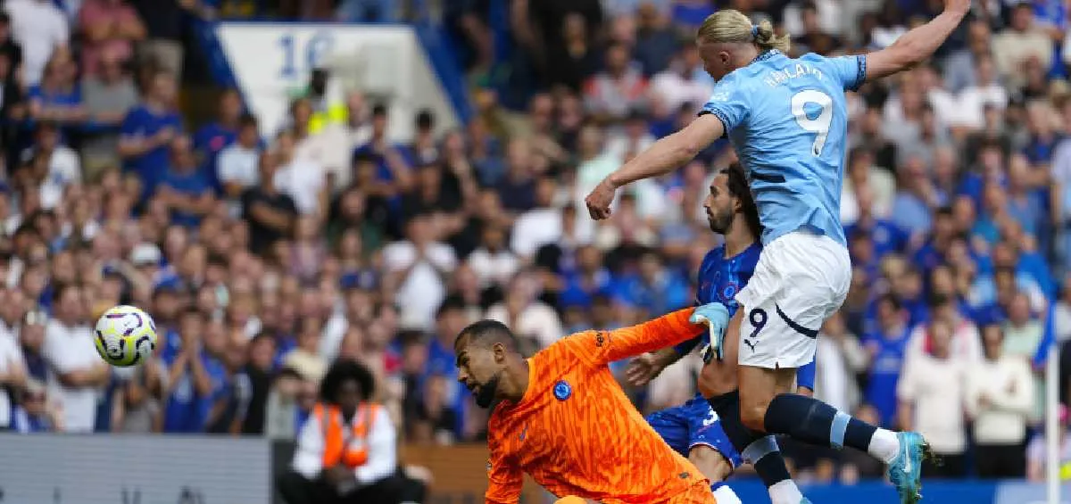 Haaland en el primer gol