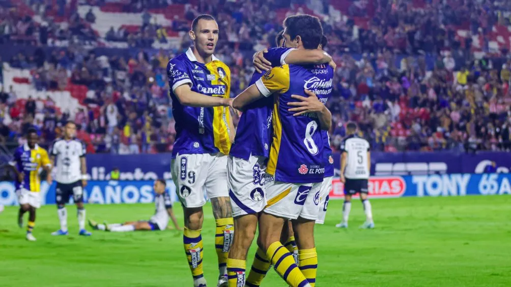 Celebración de Atlético de San Luis