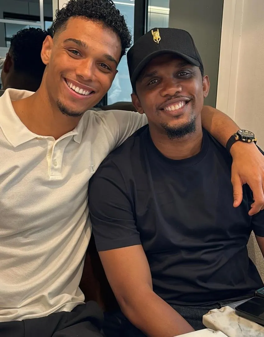 Etienne y Samuel Eto'o