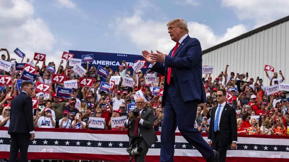 AP El candidato republicano buscarán convertirse nuevamente en Presidente de EE.UU.