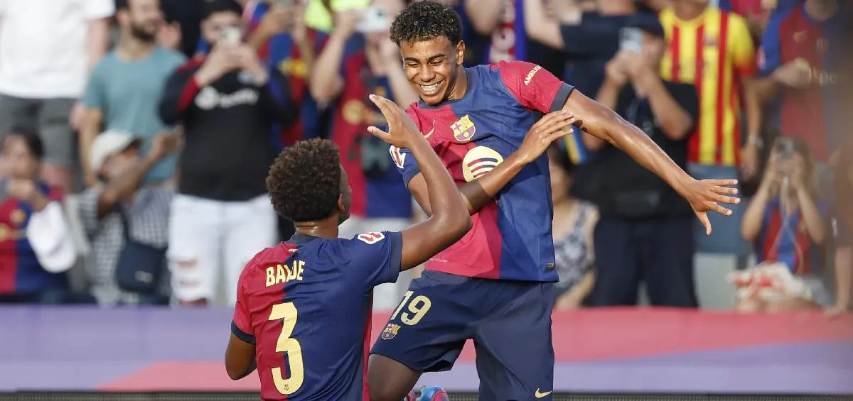 Yamal abrió el marcador