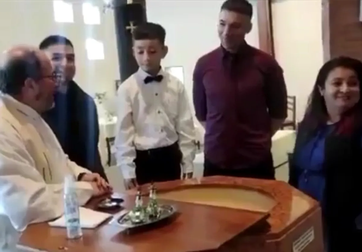 Momentos del bautizo