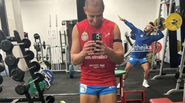 Foto de Chicharito fue arruinada