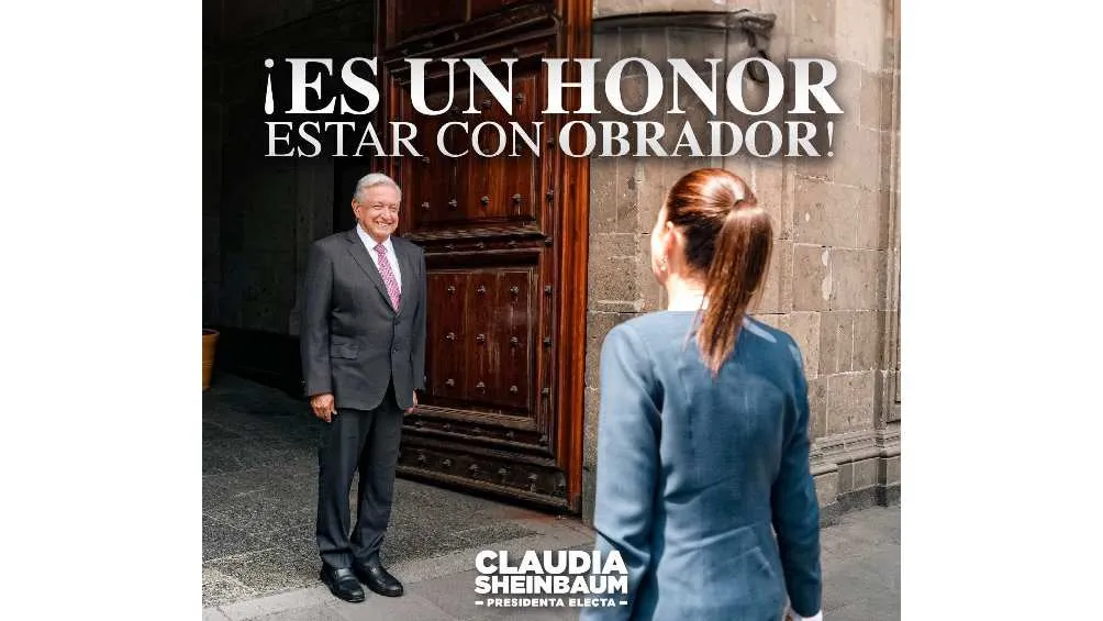 Claudia Sheinbaum agradeció la invitación de López Obrador.