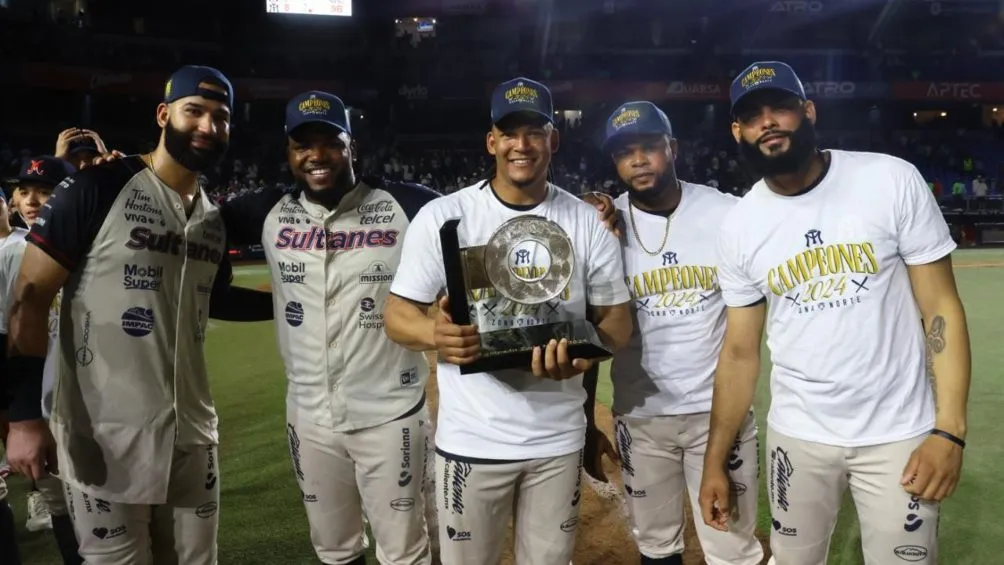 X: @SultanesOficial Festejo de campeonato