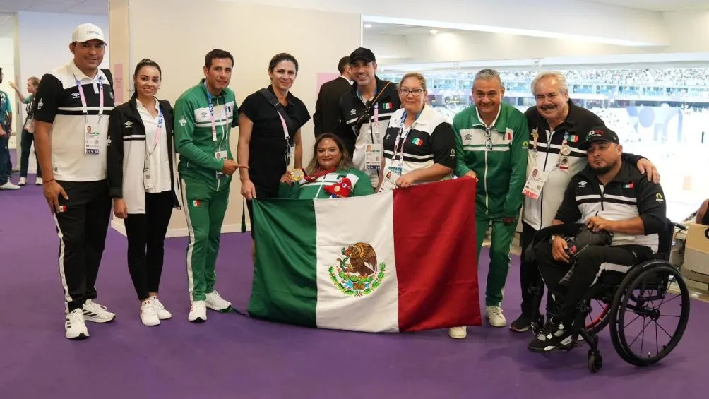 X: @COPAME Gloria Zarza Guadarrama, medallista mexicana