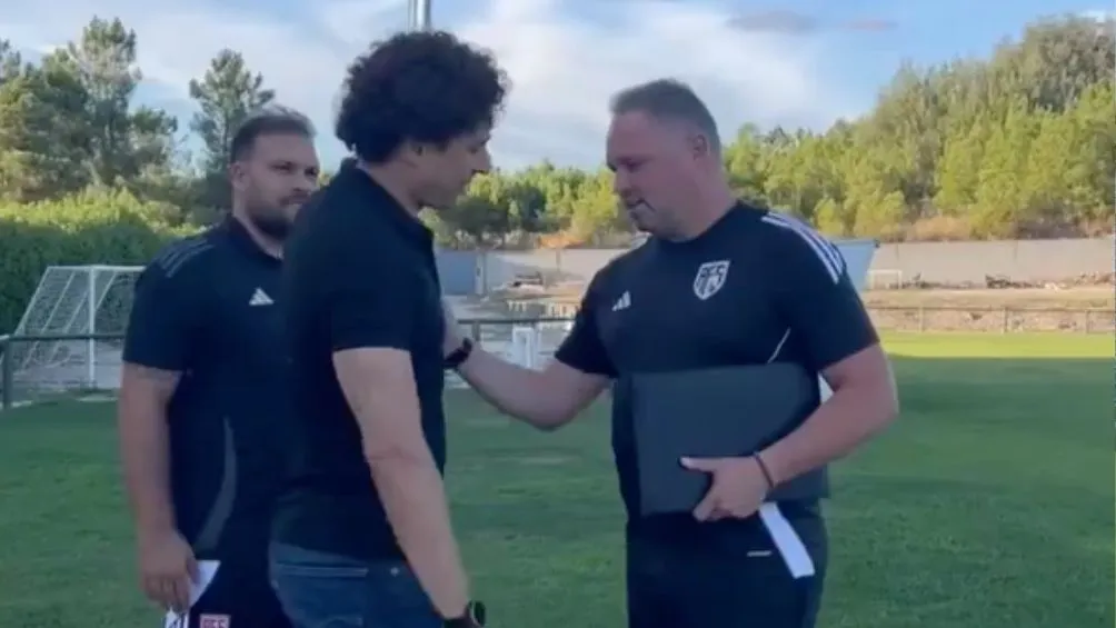 Ochoa ya conoció a sus compañeros