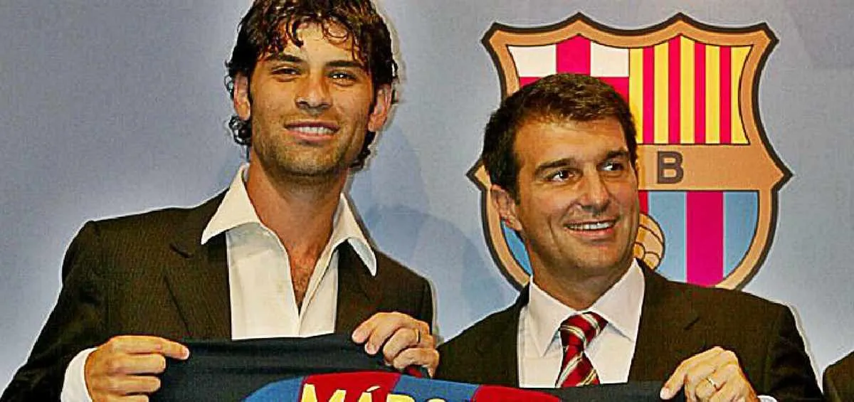 Presentación con el Barcelona