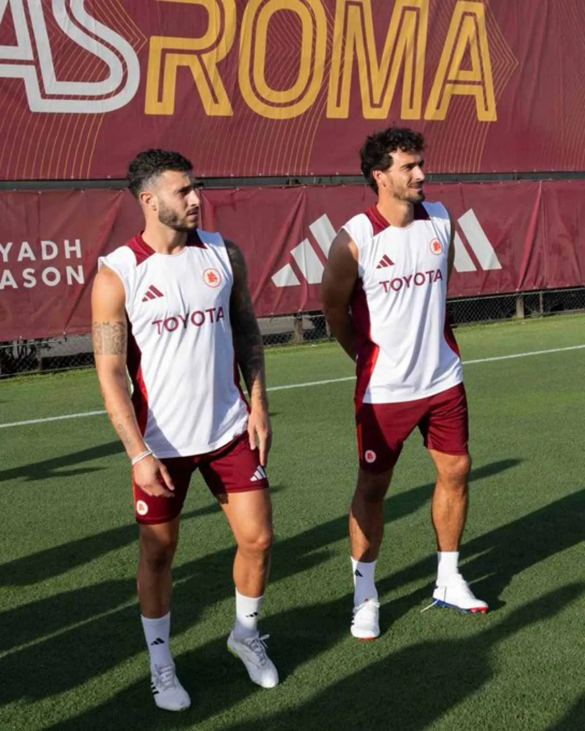 X: @ASRomaEN En su primera práctica