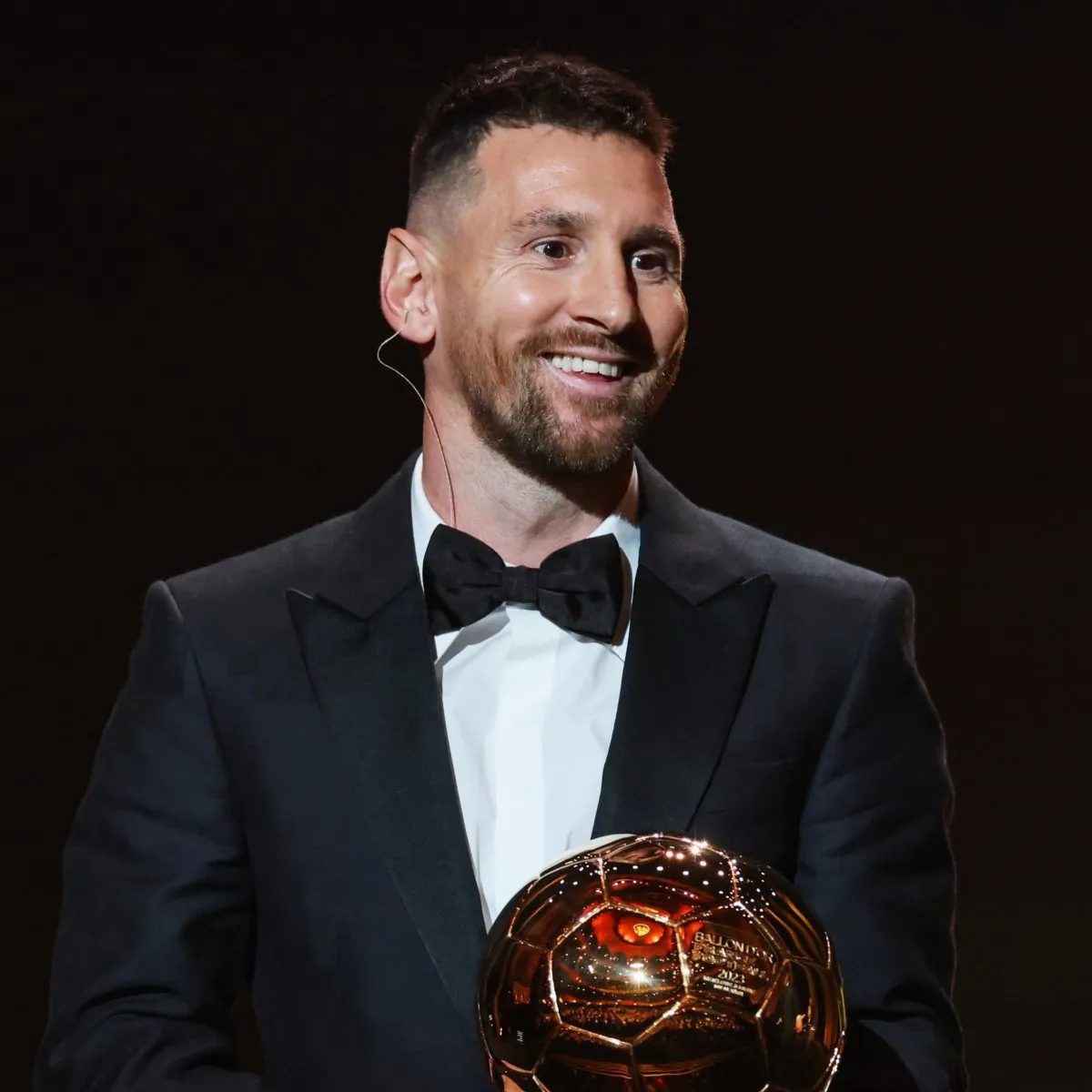 Messi en premiación