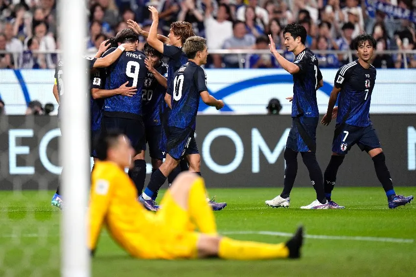 AP Japón goleó 7-0 a China