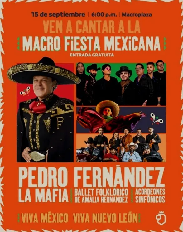 Redes Sociales Pedro Fernández cantará en Nuevo León.