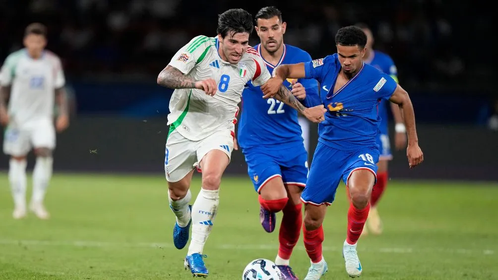 AP Imágenes del Italia vs Francia