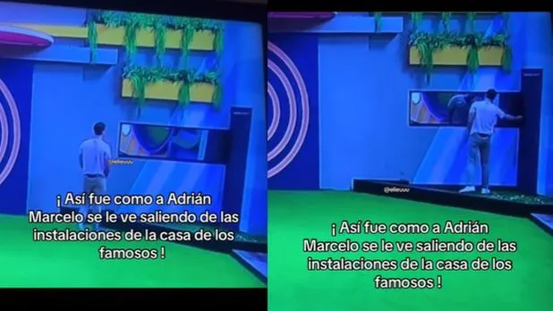El momento en el que el participante abandonó el reality.