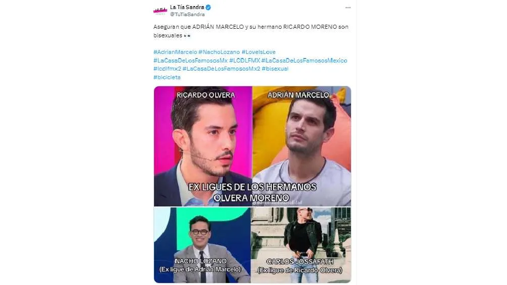 Hay un rumor que relacionada a Adrián Marcelo con el periodista Nacho Lozano.