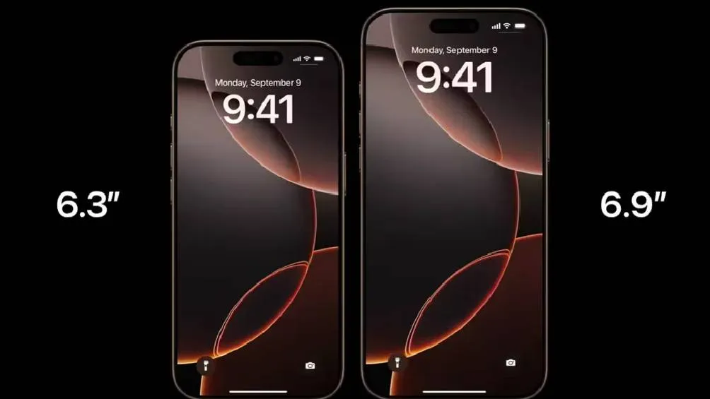 Iphone 16 pro y 16 pro max, sus colores se presentan en negro, plata y gris.