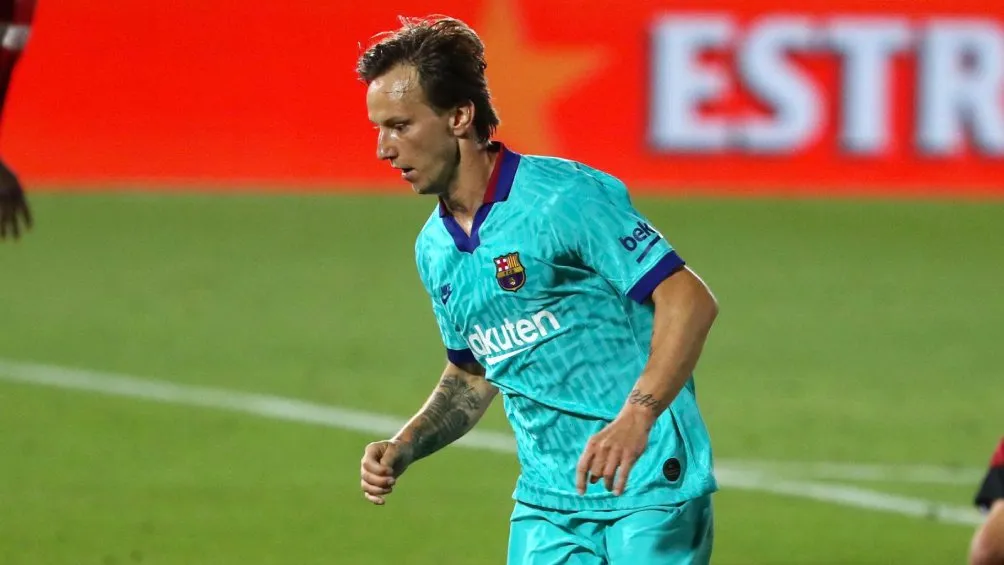 Rakitic con el Barcelona