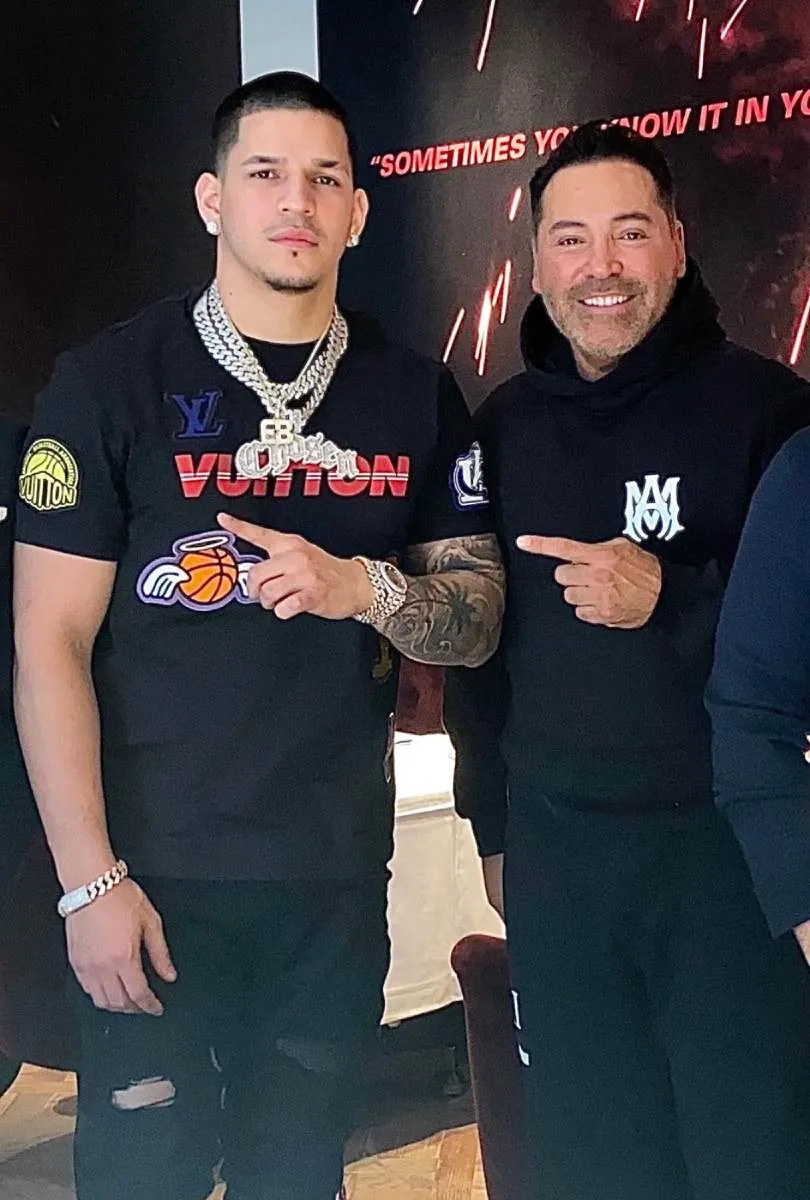 Berlanga y Óscar de la Hoya