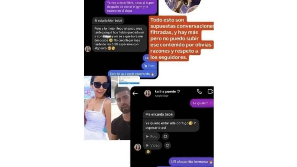 TVyNovelas Supuestas conversaciones donde Karina Puente habla con su entrenador del Gym.