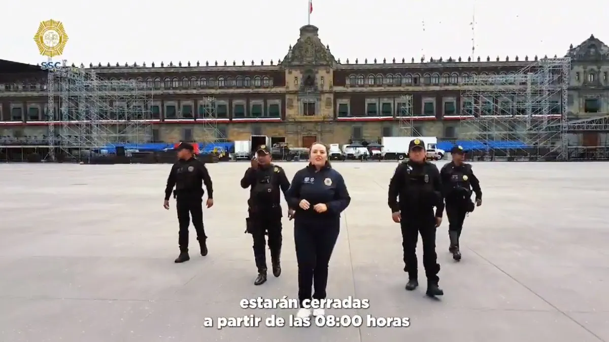 X: @SSC_CDMX Los elementos de seguridad vigilarán los eventos populares.