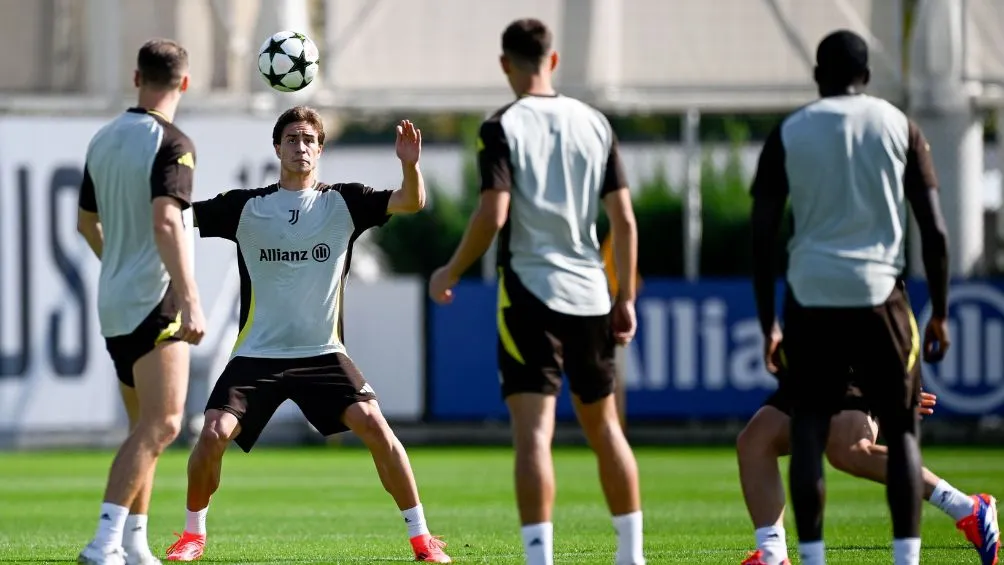 La Juve se prepara para su debut