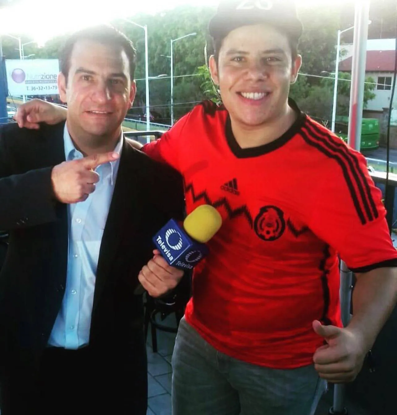 Antonio ‘Cántalo’ Camacho junto a Pedro Antonio Flores