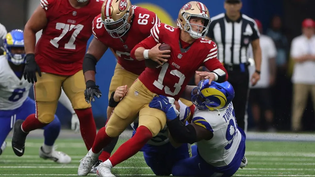 49ers llegó con muchas bajas a la ofensiva